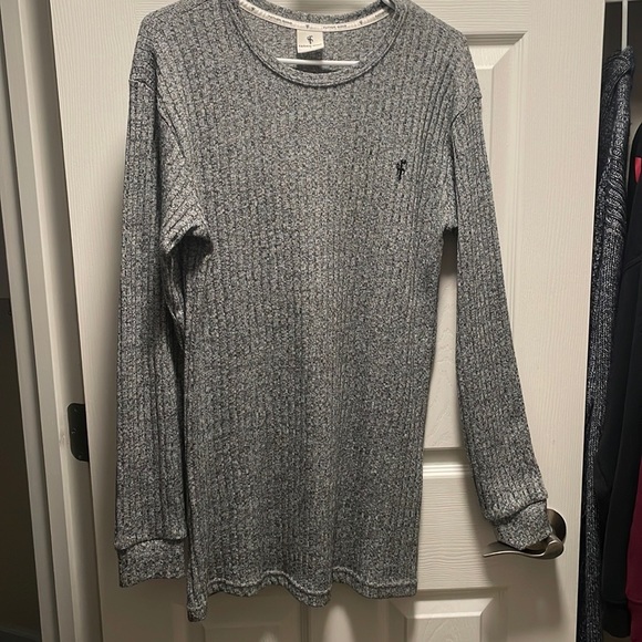 Knitted mens long sleeve T-shirt by father sons - Picture 2 of 5